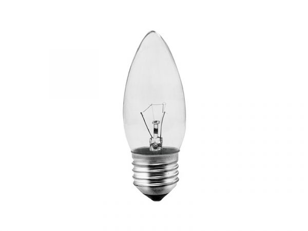 LAMPARA INC VELA LISA CLARA 25W 127V E27