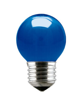 LAMPARA INC BOLA AZUL 15W 127V