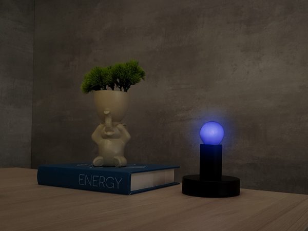 LAMPARA INC BOLA AZUL 15W 127V - Imagen 2