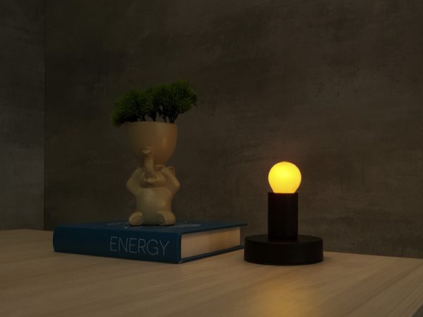 LAMPARA INC BOLA AMARILLA 15W 127V - Imagen 2