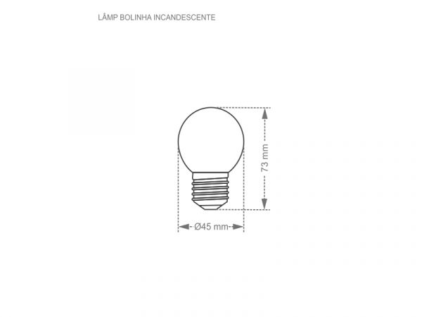 LAMPARA INC BOLA AMARILLA 15W 127V - Imagen 4