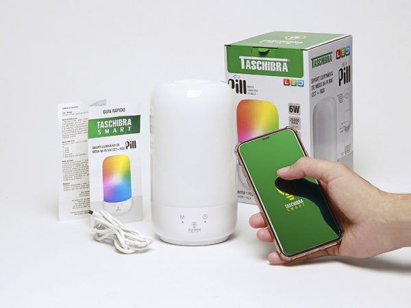 LÁMPARA DE MESA SMART PILL WI-FI LED 6W RGB - Imagen 8