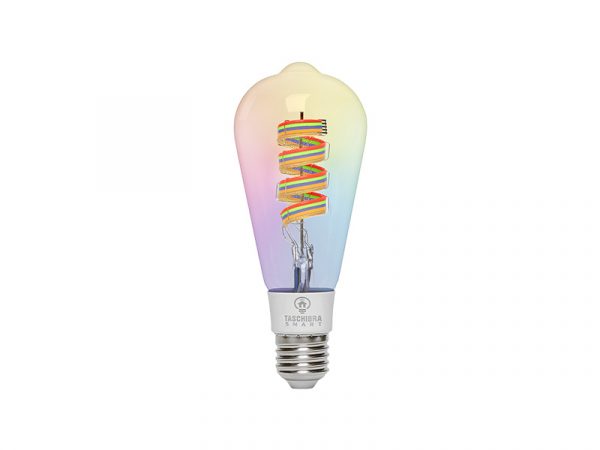 SMART FILAMENTO WI-FI LED TASCHIBRA 6W ST64 RGB - Imagen 2