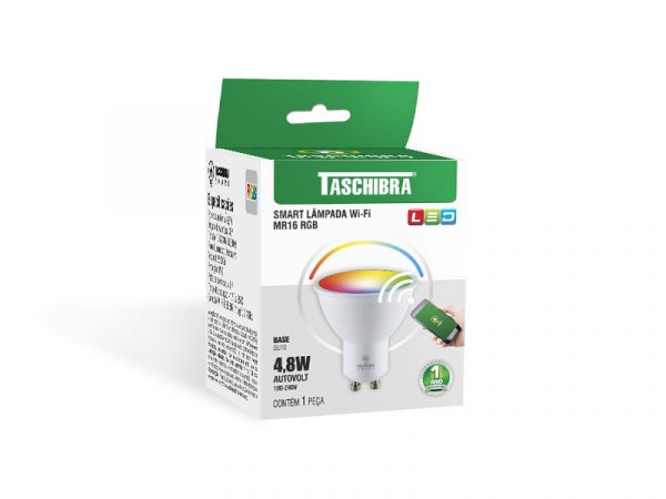LÁMPARA LED INTELIGENTE WI-FI TASCHIBRA 4.8W MR16 RGB - Imagen 6