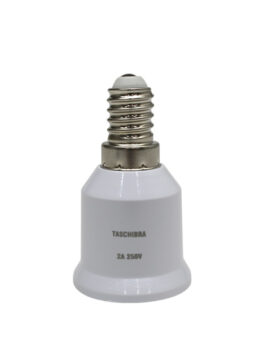ADAPTADOR DE TOMA E14-E27 BOLSA DE PLAST CON 2 UNIDADES
