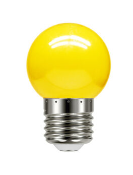 LÁMPARA LED TASCHIBRA 1W 127V BOLA AMARILLA