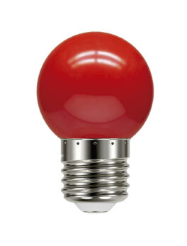LÁMPARA LED TASCHIBRA BOLA ROJA 1W 127V