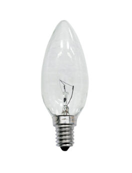 LAMP INCANDESCENTE VELA PLANA 40W 127V E14