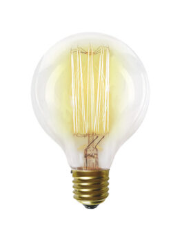 LÁMPARA DE FILAMENTO DE CARBONO TASCHIBRA G80 40W 127V