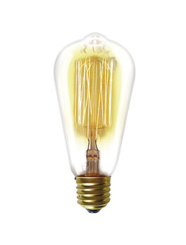 LAMPARA FILAMENTO CARBONO TASCHIBRA ST64 40W 220V