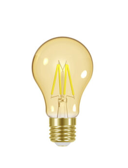 LÁMPARA DE LED FILAMENTO VINTAGE A60 4W AUTOVOLT ÁMBAR