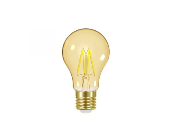 LÁMPARA LED VINTAGE DIM A60 4W 127V ÁMBAR FILAMENTO