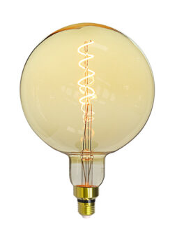 LÁMPARA LED GLOBO GIGANTE AUTOVOLT AMBAR FILAMENTO