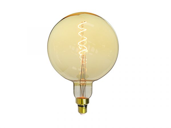 LÁMPARA LED GLOBO GIGANTE AUTOVOLT AMBAR FILAMENTO