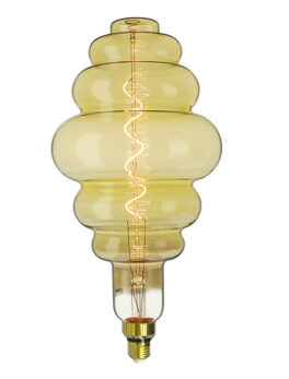 LÁMPARA LED FILAMENTO GIGANTE COLMENA AUTOVOLT AMBAR