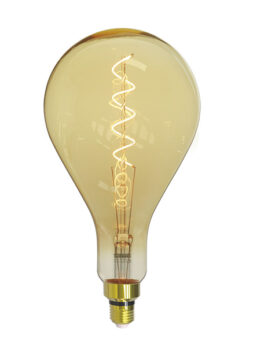 LÁMPARA DE FILAMENTO LED GIGANTE GOTA AUTOVOLT ÁMBAR
