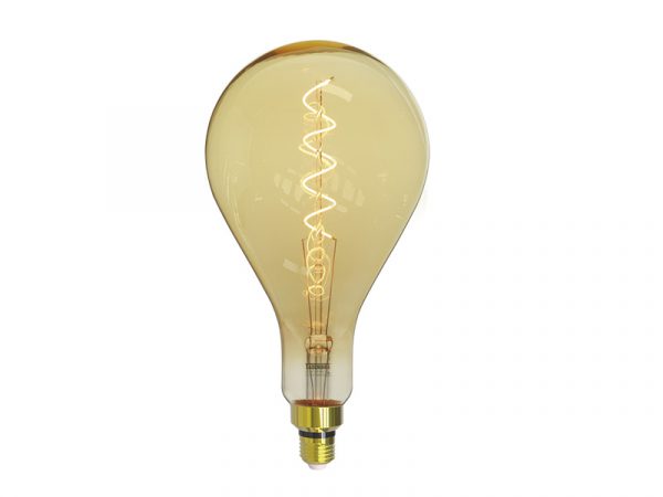 LÁMPARA DE FILAMENTO LED GIGANTE GOTA AUTOVOLT ÁMBAR
