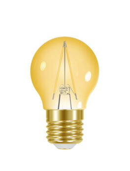LÁMPARA LED DE FILAMENTO ÁMBAR VINTAGE GLOBO G45 AUTOVOLT