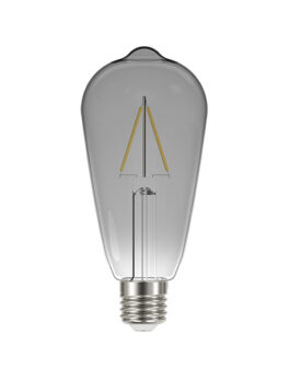 LÁMPARA LED DE FILAMENTO VINTAGE ST64 AUTOVOLT HUMO