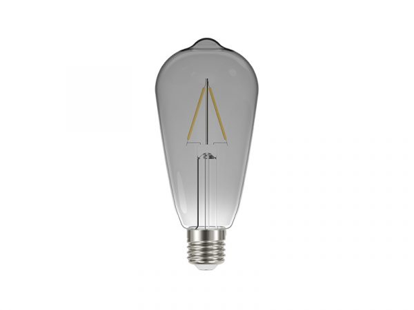 LÁMPARA LED DE FILAMENTO VINTAGE ST64 AUTOVOLT HUMO