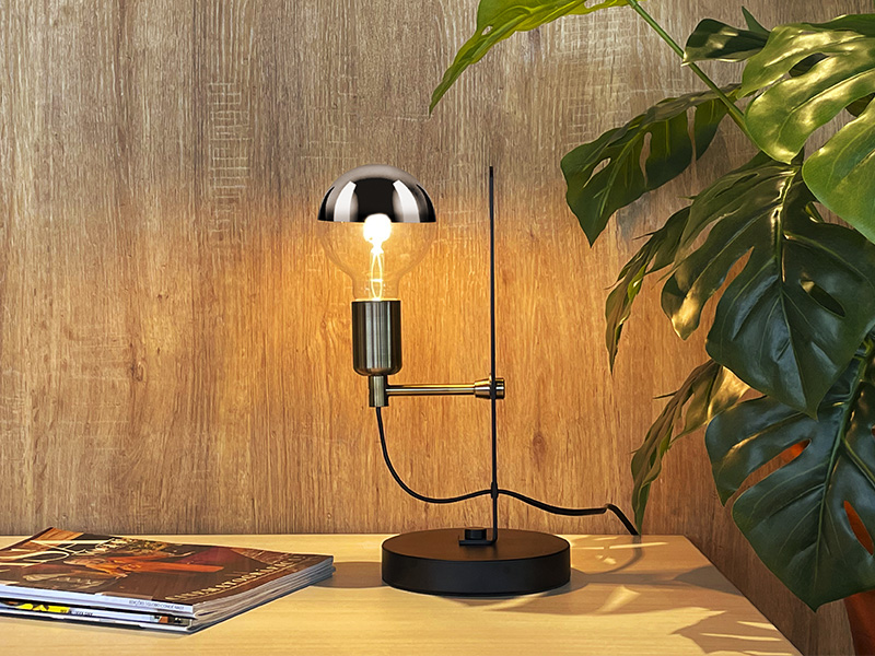 LÁMPARA DE FILAMENTO LED DEFLECTOR ESPEJO GLOBO G95 AUTOVOLT PLATA - Imagen 3