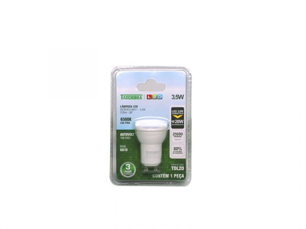 LÁMPARA LED MR11 TDL 20/3.5W 6500K GU10 - Imagen 3