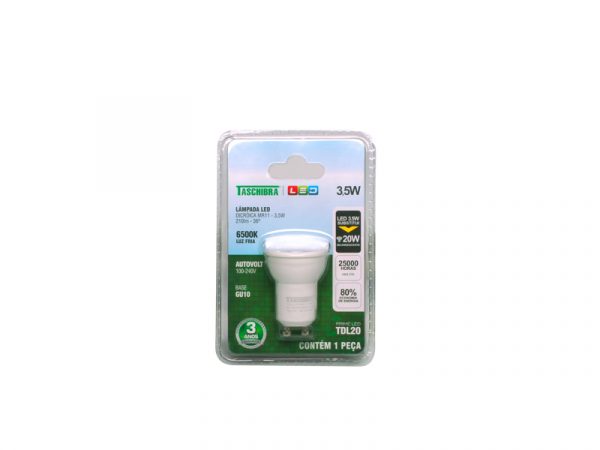 LÁMPARA LED MR11 TDL 20/3.5W 6500K GU10 - Imagen 4