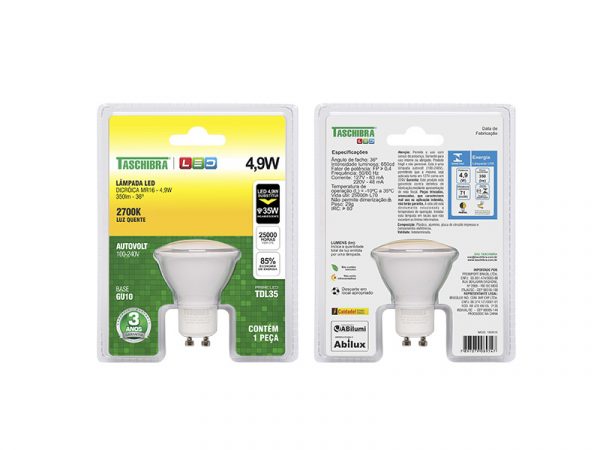 LÁMPARA LED MR16 TDL 35 4.9W 36° 2700K - Imagen 2