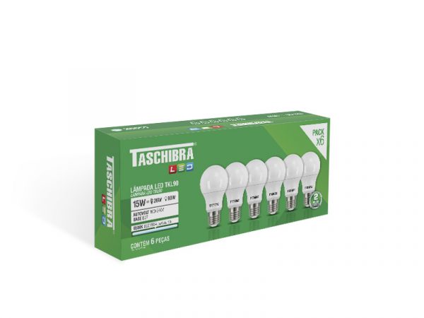 LAMPADA LED TKL 90/15W 6500K PAQUETE X6 - Imagen 4