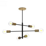 COLGANTE TASCHIBRA RUTA 6XE27 OURO