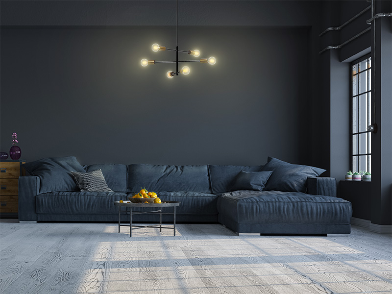 COLGANTE TASCHIBRA RUTA 6XE27 OURO - Imagen 2