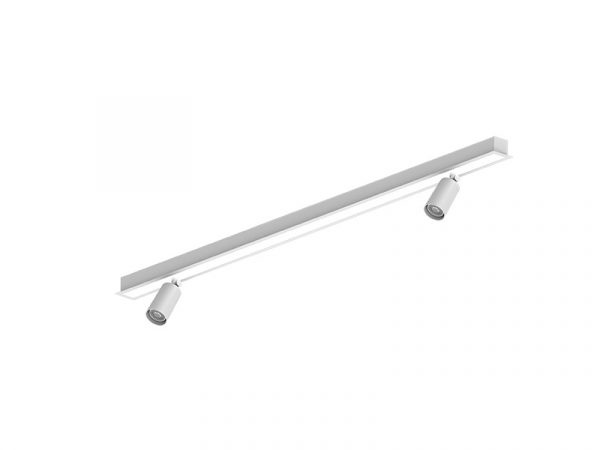 SPIRE LUZ LED LINEAL 40W 6500K EMPOTRABLE + 2 PUNTOS MR11 SIN LÁMPARA BLANCA