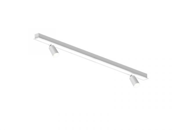 SPIRE LUZ LED LINEAL 40W 6500K EMPOTRABLE + 2 PUNTOS MR11 SIN LÁMPARA BLANCA - Imagen 2