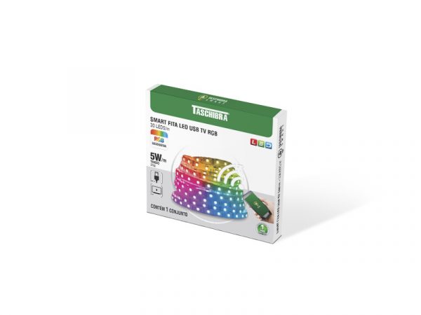 TIRA LED INTELIGENTE USB 5W 30 LEDS/M 2M IP20 RGB RGB - Imagen 9