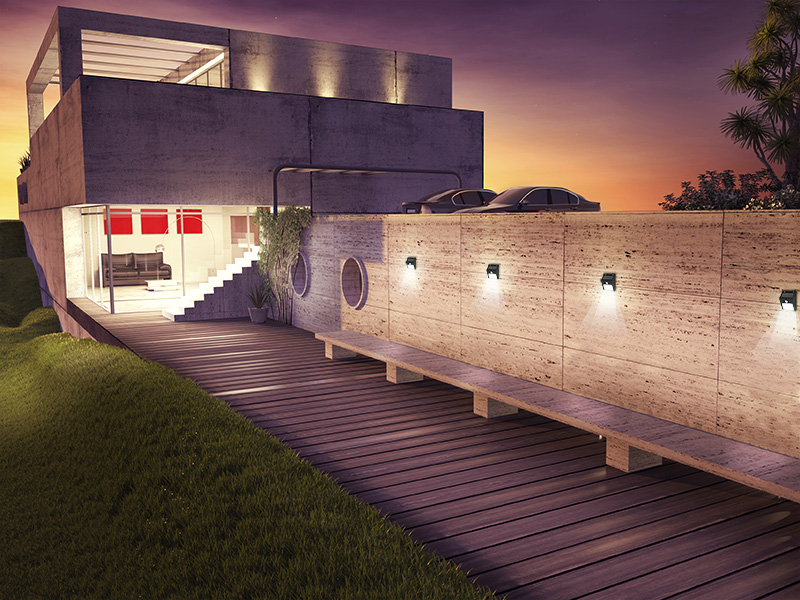 ARANDELA SOLAR SOLAR AS1 LED 2W 6500K - Imagen 4