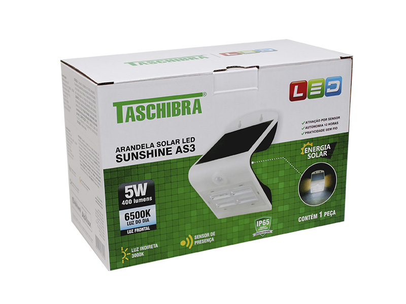 ARANDELA SOLAR SOLAR AS3 LED 5W 6500K - Imagen 8