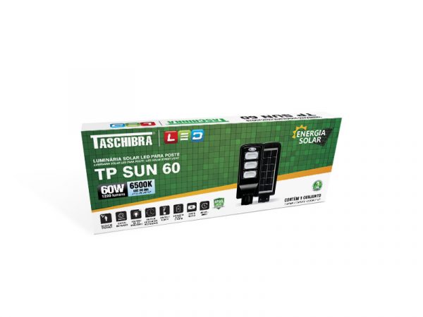 LUZ SOLAR LED PARA POSTE TP SUN 60W 6500K - Imagen 4