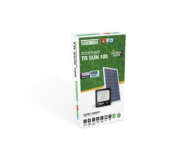 REFLECTOR SOLAR LED TR SUN 100W 6500K NEGRO - Imagen 8