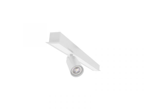 SPIRE LUZ LED LINEAL 20W 3000K SUPERPOSICIÓN + 1 SPOT MR 11 SIN LÁMPARA BLANCA - Imagen 3
