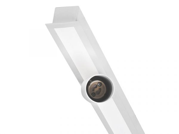 SPIRE LUZ LED LINEAL 20W 3000K SUPERPOSICIÓN + 1 SPOT MR 11 SIN LÁMPARA BLANCA - Imagen 4