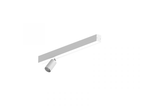 SPIRE LUZ LED LINEAL 20W 6500K SUPERPOSICIÓN + 1 SPOT MR 11 SIN LÁMPARA BLANCA