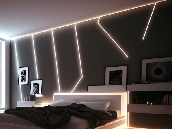 PERFIL LED TASCHIBRA VERTEX 24X9 EMPOTRAR 9X24X1000mm BLANCO - Imagen 2