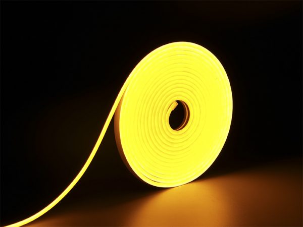 FITA LED NEON FLEX 8W 120 LEDS/M 25M 127V IP65 AMARILLA