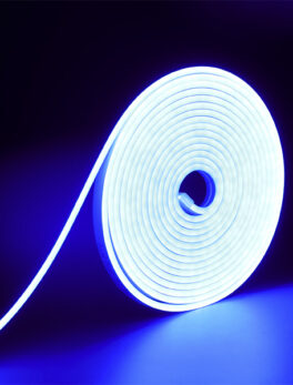 FITA LED NEON FLEX 8W 120 LEDS/M 25M 220V IP65 AZUL