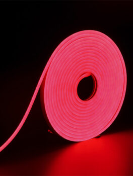 FITA LED NEON FLEX 8W 120 LEDS/M 25M 220V IP65 ROJO