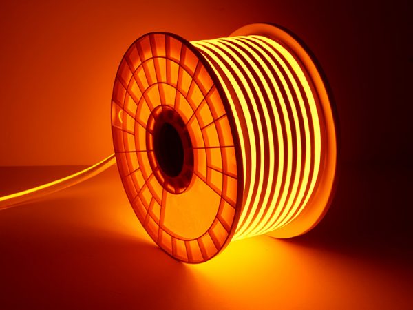 FITA LED NEON FLEX 8W 120 LEDS/M 25M 127V IP65 NARANJA - Imagen 2