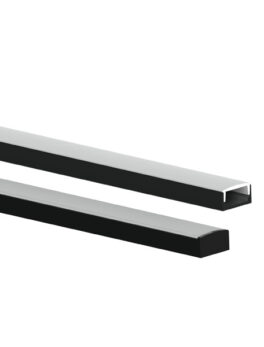 PERFIL LED TASCHIBRA SOPE 16X9 SOBREPOSICIÓN 9X16X2000mm NEGRO MATE