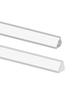 PERFIL LED TASCHIBRA SPIRE L30 SOBREPOR 30X30X2000mm BLANCO
