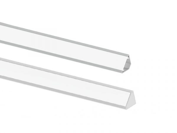 PERFIL LED TASCHIBRA SPIRE L30 SOBREPOR 30X30X2000mm BLANCO