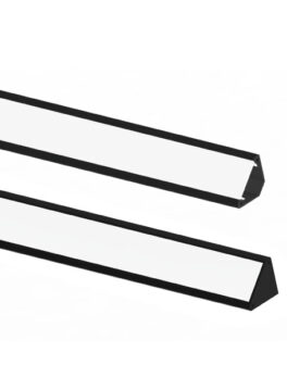 TASCHIBRA SPIRE L30 SOBREPOSICIÓN PERFIL LED 30X30X3000mm NEGRO MATE